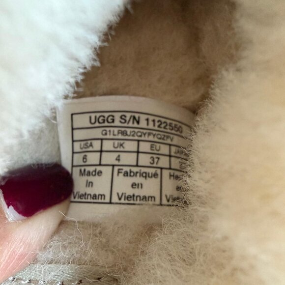 UGG Women's Disquette Slip On Shoes Chestnut Women’s 6 NWOB - Picture 10 of 13